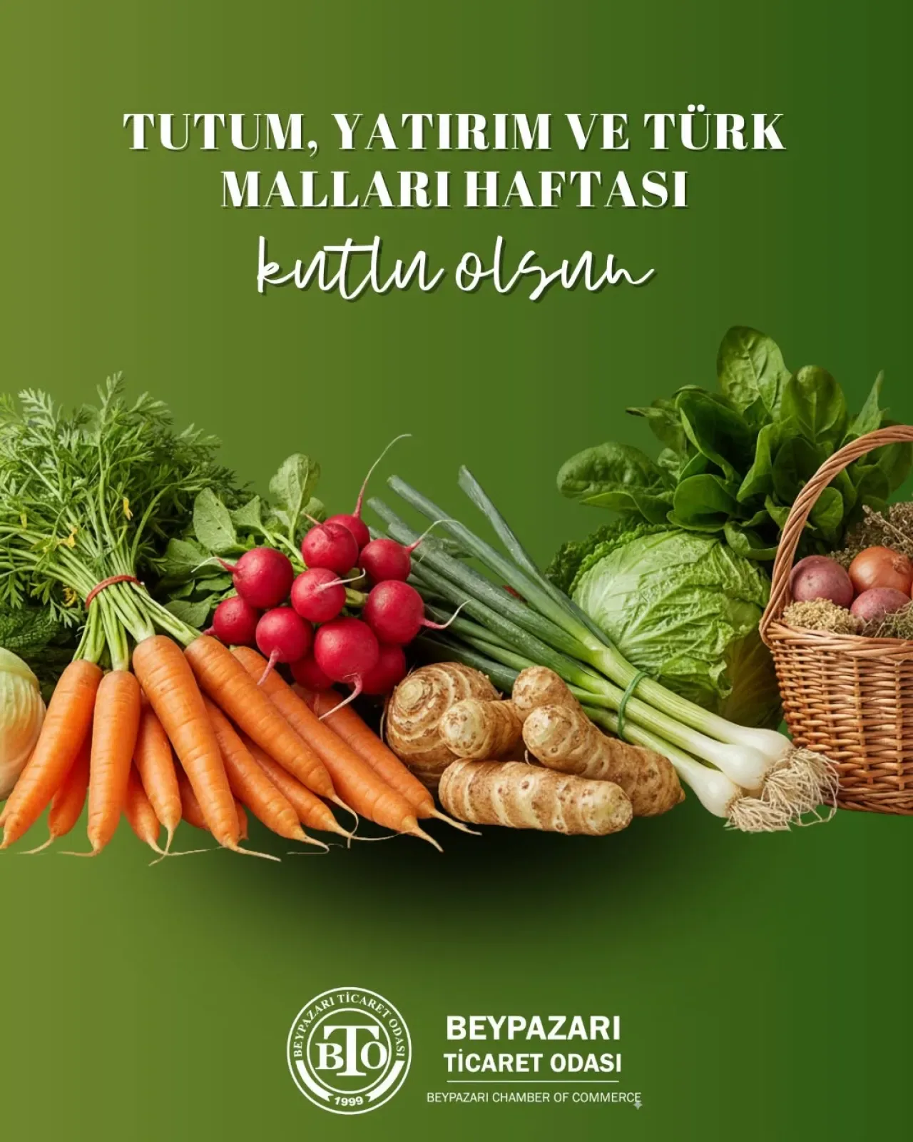 Beypazarı Ticaret Odası'ndan Tutum, Yatırım ve Türk Malları Haftası Mesajı Beypazarı Ticaret Odası'ndan Tutum, Yatırım ve Türk Malları Haftası Mesajı