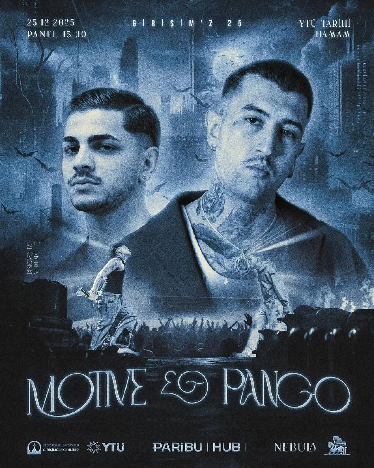 Motive ve Pango, YTÜ'de Girişimcilik ve Müzik Serüvenini Anlatacak Motive ve Pango, YTÜ'de Girişimcilik ve Müzik Serüvenini Anlatacak