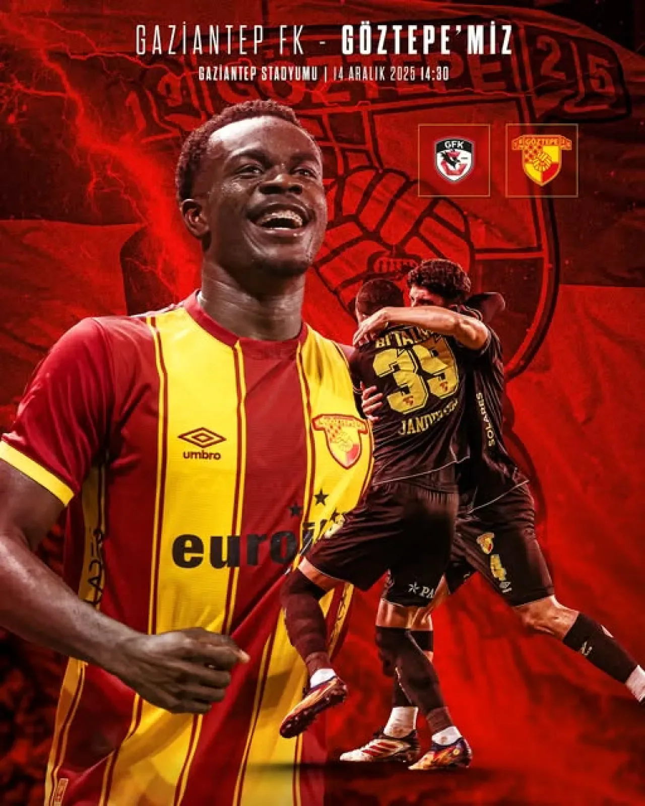Göztepe, 14 Aralık 2025 Tarihinde Saha Sahibi Olacak Göztepe, 14 Aralık 2025 Tarihinde Saha Sahibi Olacak