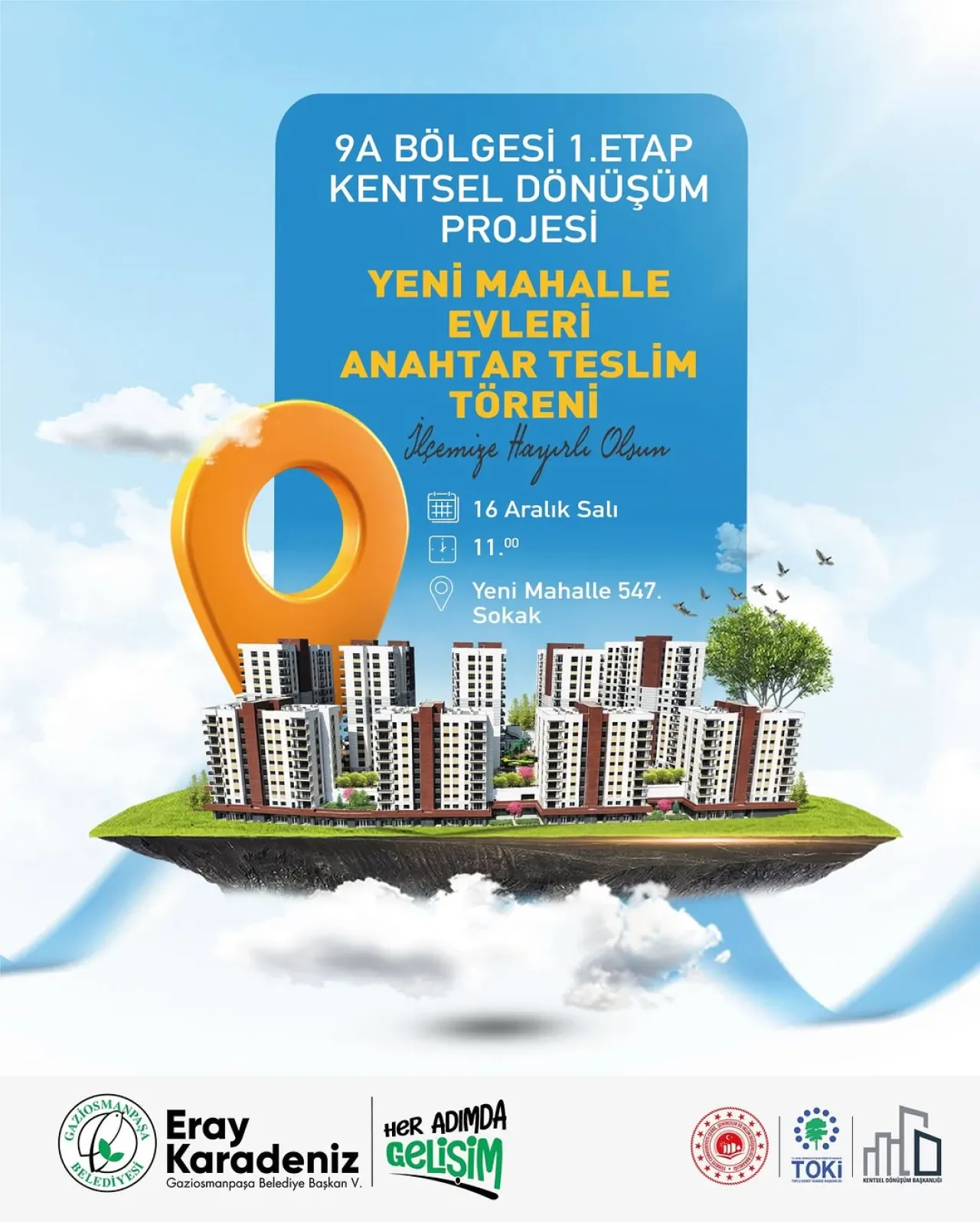 Gaziosmanpaşa'da Yeni Mahalle Evleri Sahiplerine Teslim Ediliyor Gaziosmanpaşa'da Yeni Mahalle Evleri Sahiplerine Teslim Ediliyor
