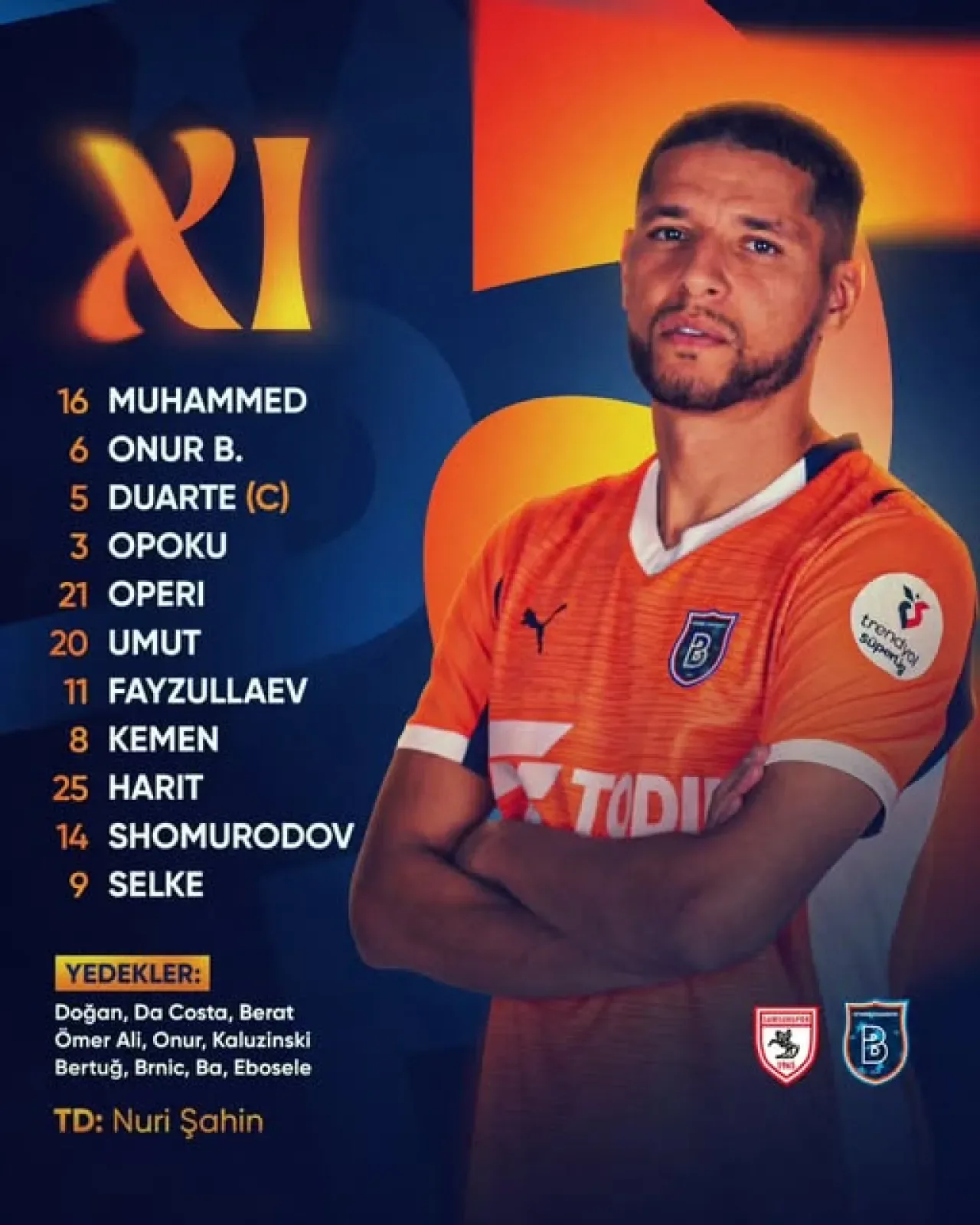 İstanbul Başakşehir, Samsunspor Maçına Hangisi Kadrosu ile Çıkacak? İstanbul Başakşehir, Samsunspor Maçına Hangisi Kadrosu ile Çıkacak?