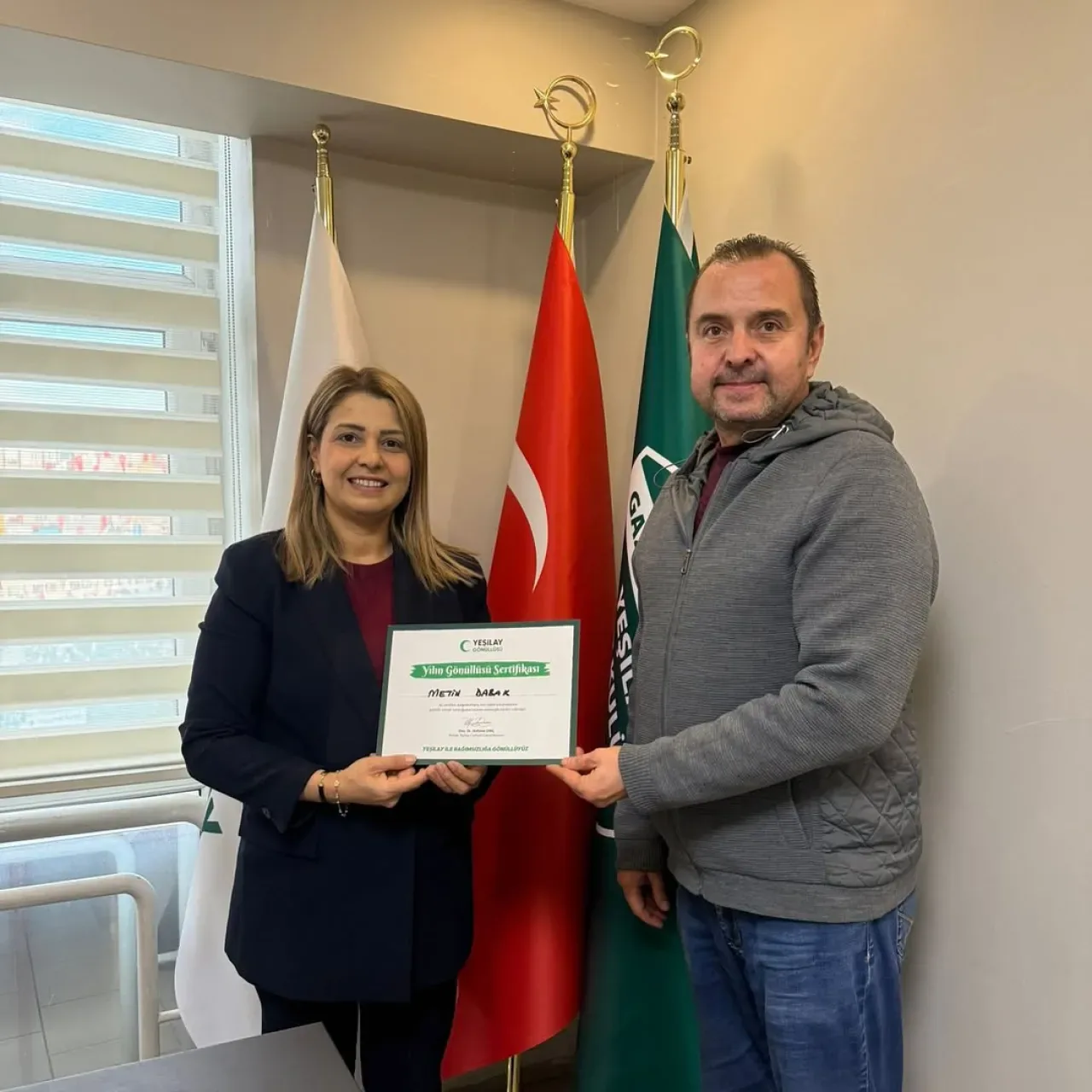 Gaziosmanpaşa Yeşilay'da Görev Değişimi ve Sertifika Töreni Gaziosmanpaşa Yeşilay'da Görev Değişimi ve Sertifika Töreni