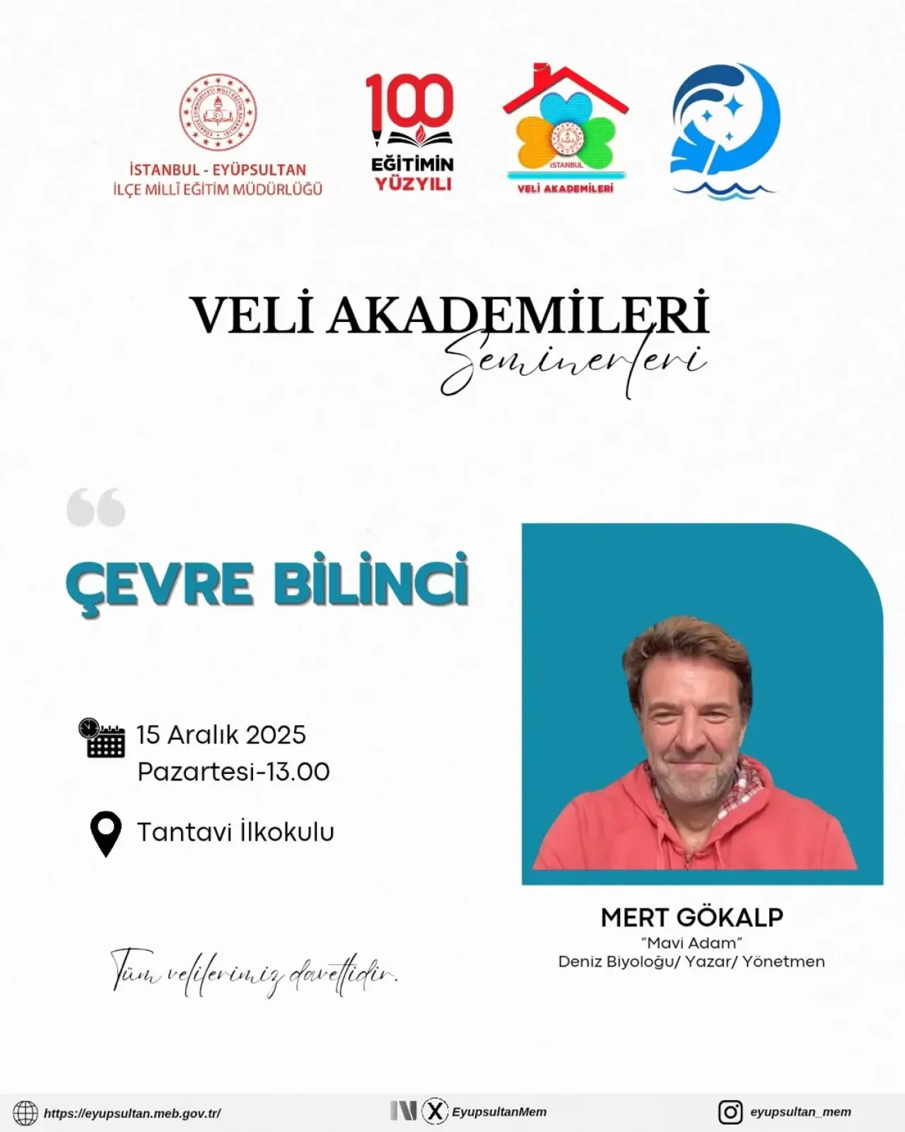 Eyüpsultan'da Velilere Yönelik Çevre Bilinci Semineri Düzenlenecek Eyüpsultan'da Velilere Yönelik Çevre Bilinci Semineri Düzenlenecek