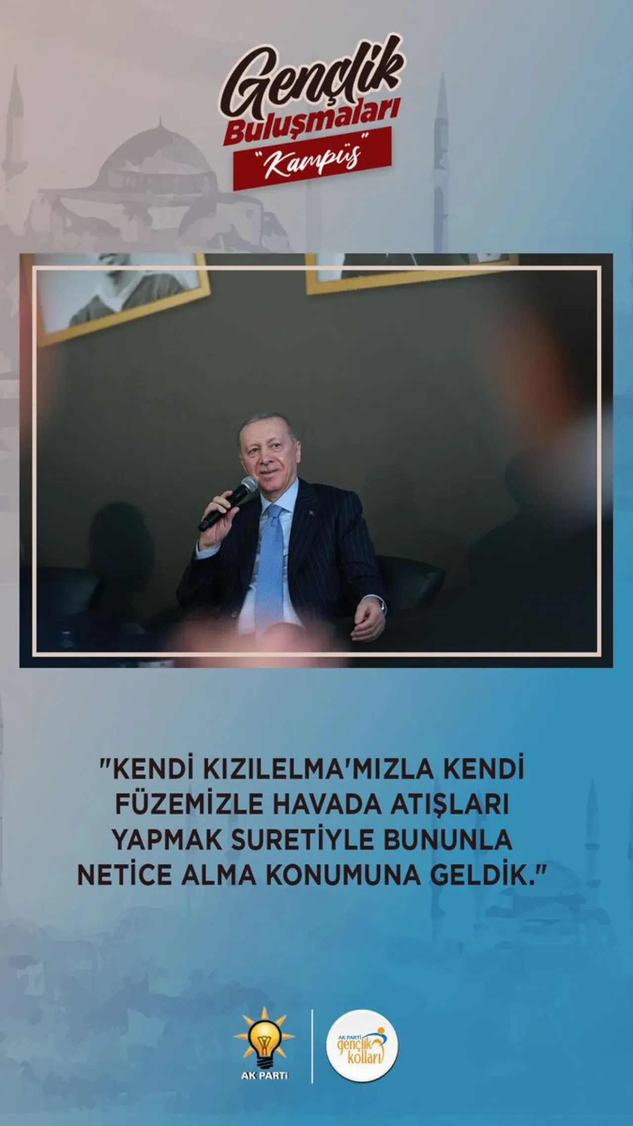 Milli Teknoloji Hamlesi ile Güçlü Türkiye Hedefi İçin Gençlik Buluşması Milli Teknoloji Hamlesi ile Güçlü Türkiye Hedefi İçin Gençlik Buluşması