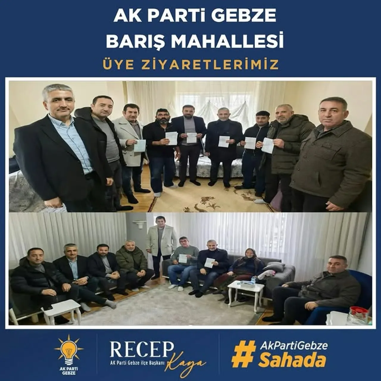 AK Parti Gebze'de Sandık Bazlı Üye Ziyaretleri ile Seçim Çalışmalarını Sürdürüyor AK Parti Gebze'de Sandık Bazlı Üye Ziyaretleri ile Seçim Çalışmalarını Sürdürüyor