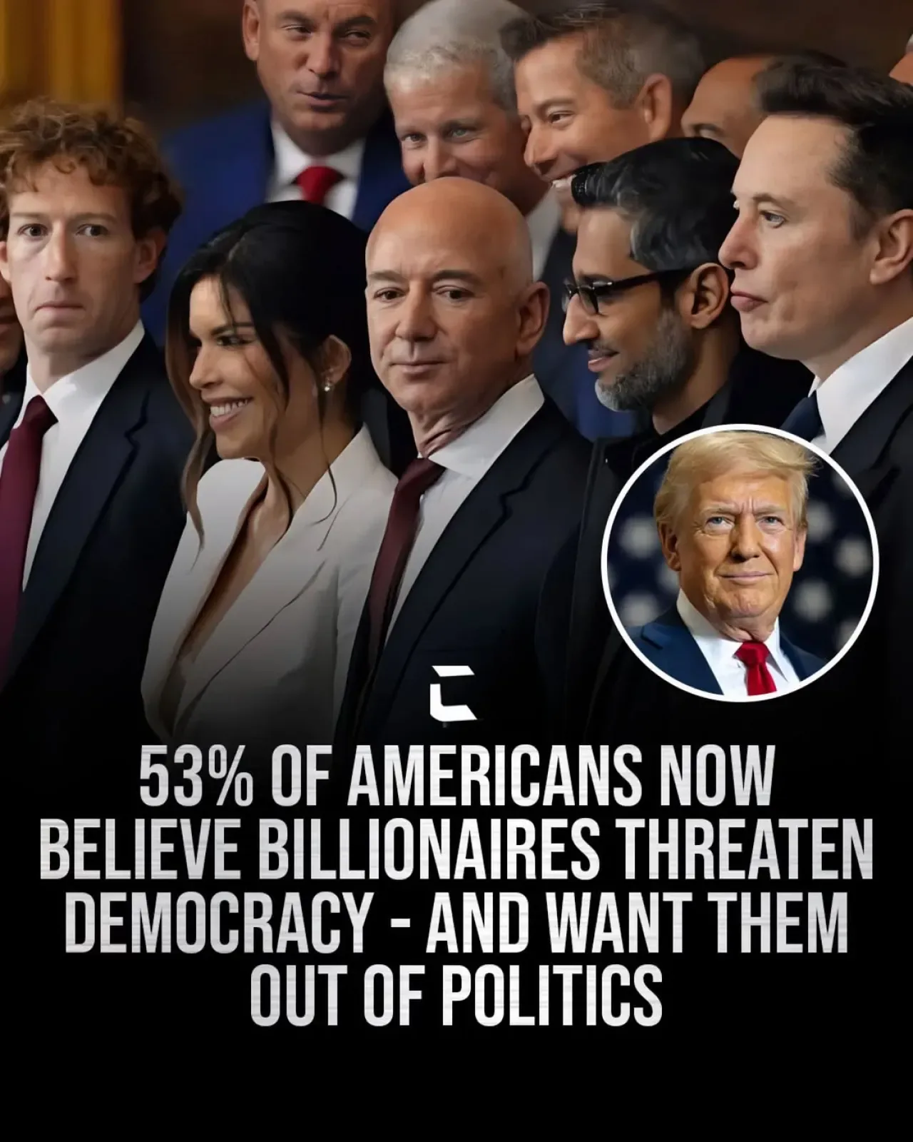 Anket: Amerikalıların Yarısından Fazlası Milyarderlerin Demokrasi İçin Tehdit Olduğuna İnanıyor Anket: Amerikalıların Yarısından Fazlası Milyarderlerin Demokrasi İçin Tehdit Olduğuna İnanıyor