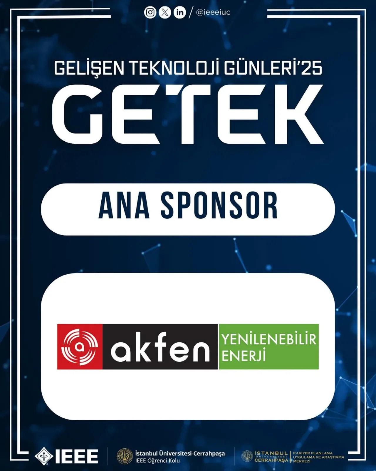 Akfen Yenilenebilir Enerji, Gelişen Teknoloji Günleri 25'e Ana Sponsor Oldu Akfen Yenilenebilir Enerji, Gelişen Teknoloji Günleri 25'e Ana Sponsor Oldu