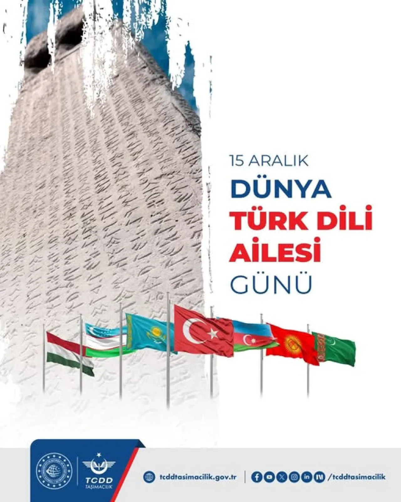 TCDD Taşımacılık, Dünya Türk Dili Ailesi Günü'nü Kutladı TCDD Taşımacılık, Dünya Türk Dili Ailesi Günü'nü Kutladı