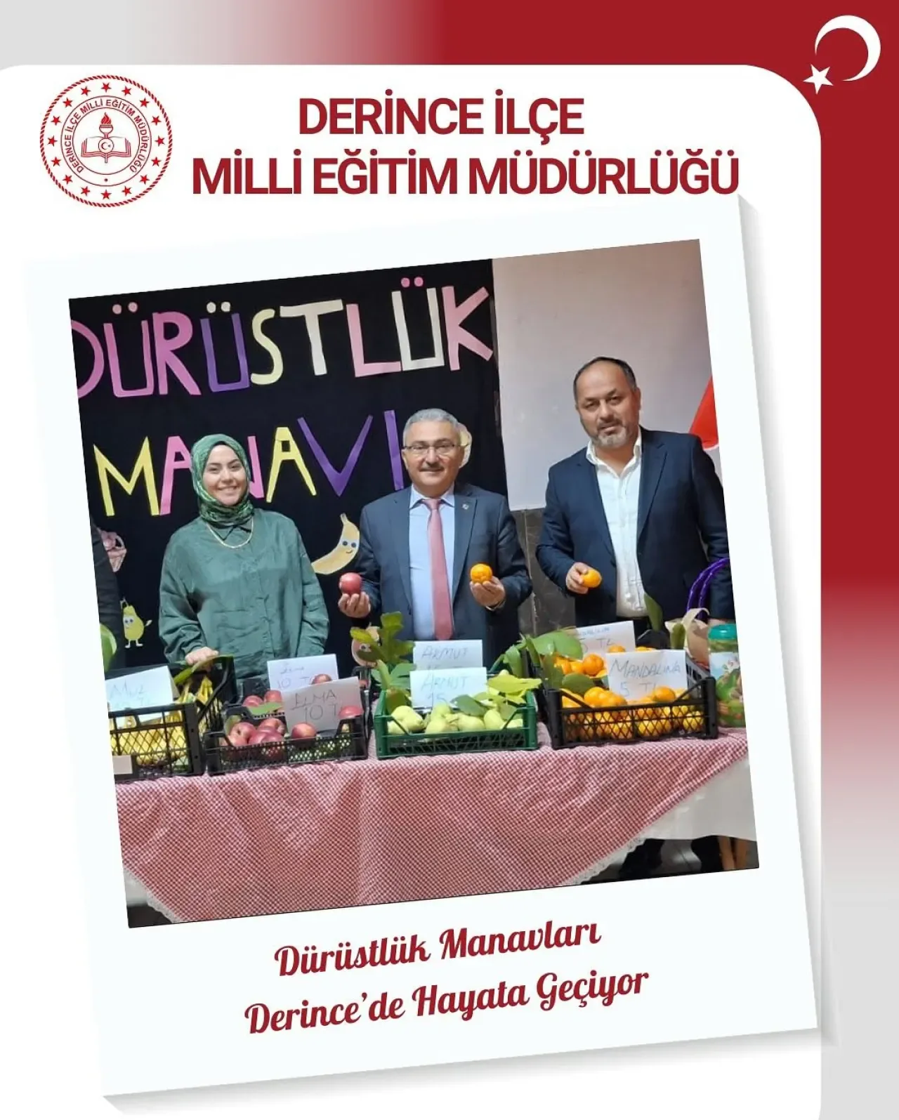 Derince'de Öğrenciler Dürüstlük Manavları ile Değerleri Yaşayarak Öğreniyor Derince'de Öğrenciler Dürüstlük Manavları ile Değerleri Yaşayarak Öğreniyor