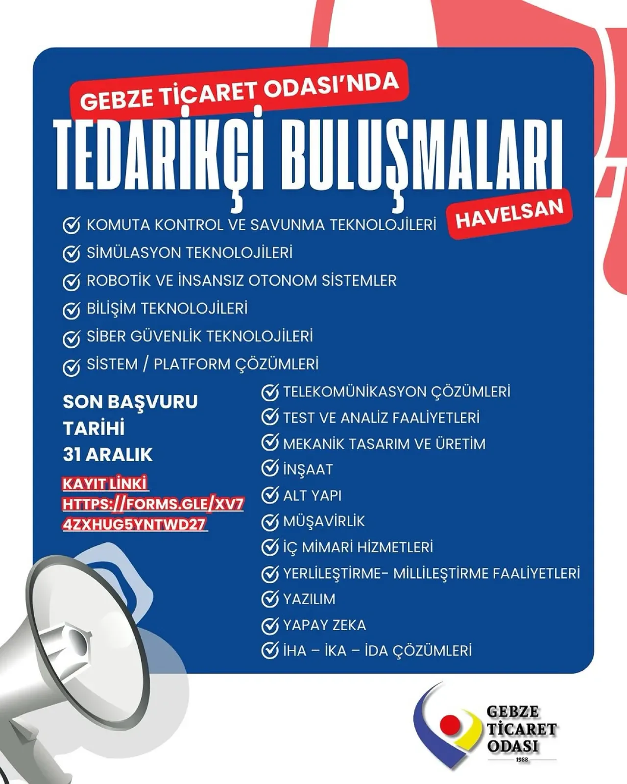 Gebze Ticaret Odası, Yerel Tedarikçileri HAVELSAN ile Buluşturuyor Gebze Ticaret Odası, Yerel Tedarikçileri HAVELSAN ile Buluşturuyor