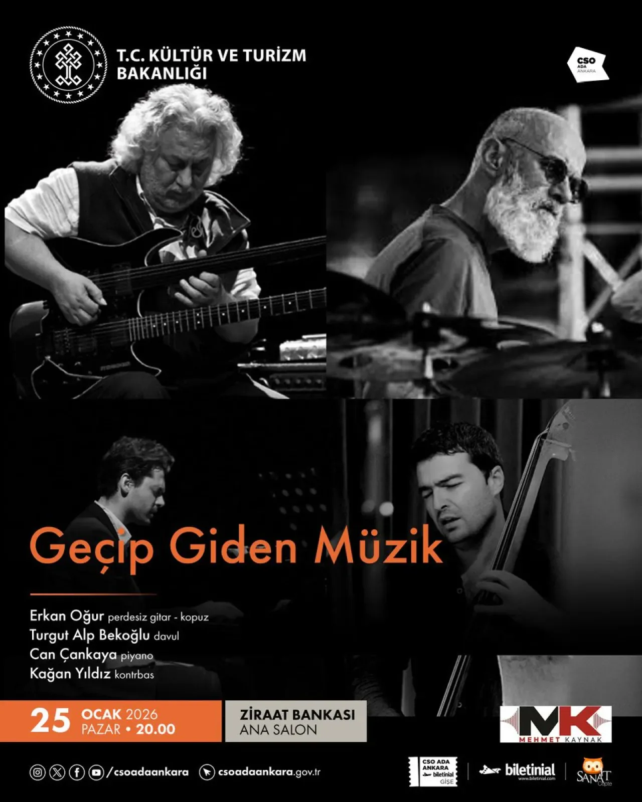 Telvin Trio, Ankara'da Doğaçlama Müzik ile Büyülüyor Telvin Trio, Ankara'da Doğaçlama Müzik ile Büyülüyor