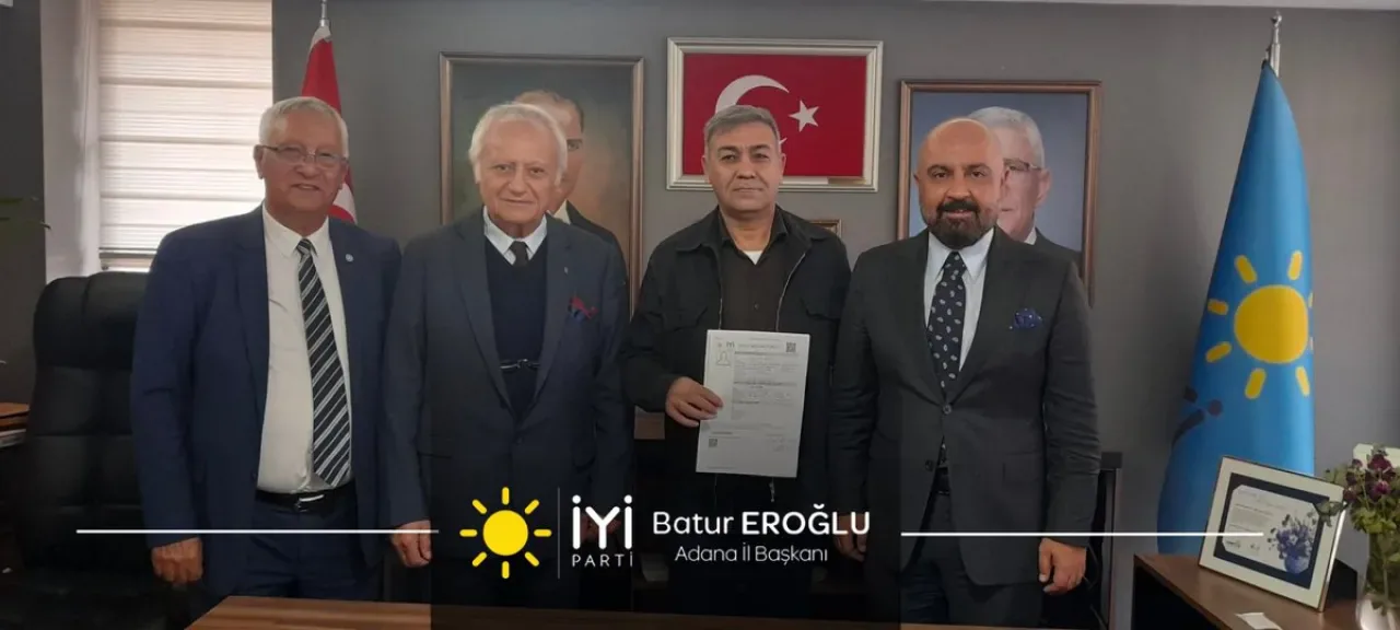Zafer Partisi'nden İYİ Parti'ye Geçiş: Osman Raif Taşkın, Adana'da Siyaset Arenasında Yer Değiştirdi Zafer Partisi'nden İYİ Parti'ye Geçiş: Osman Raif Taşkın, Adana'da Siyaset Arenasında Yer Değiştirdi