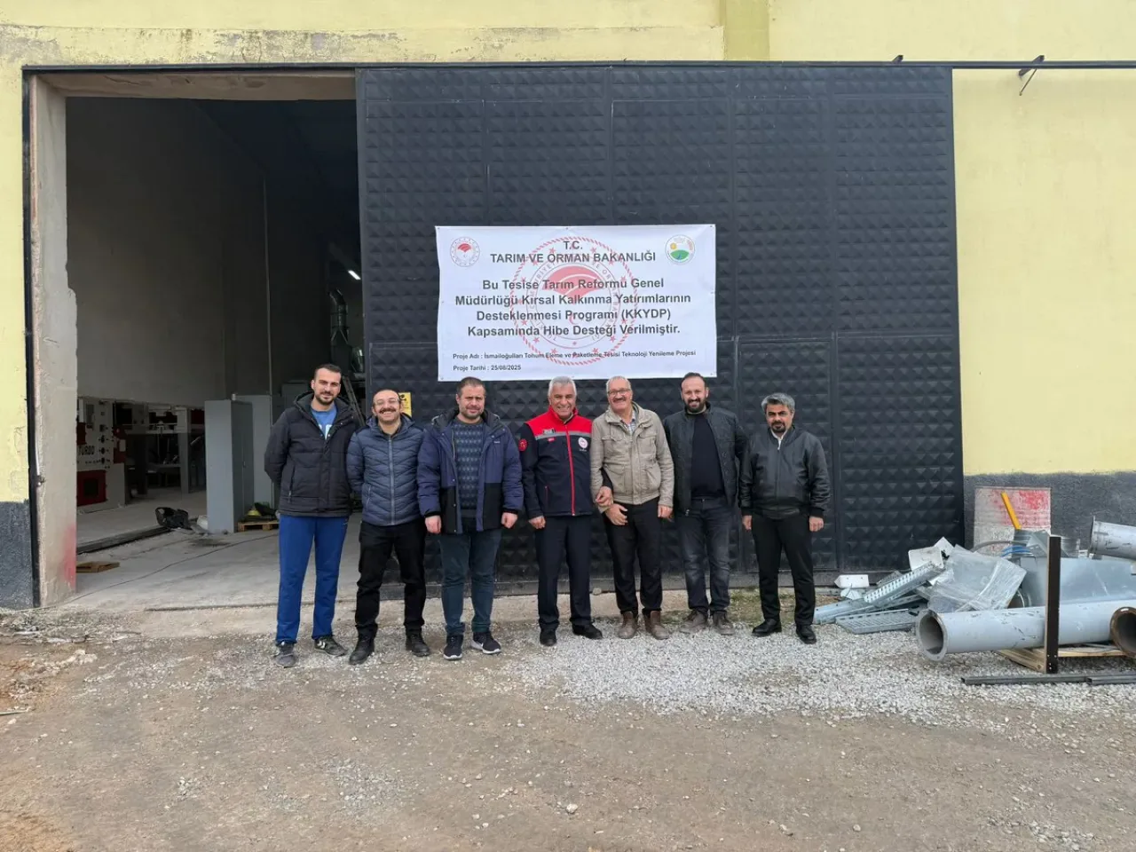 Konya'da Çiftçilere Tohum Eleme Tesisi Desteği Konya'da Çiftçilere Tohum Eleme Tesisi Desteği