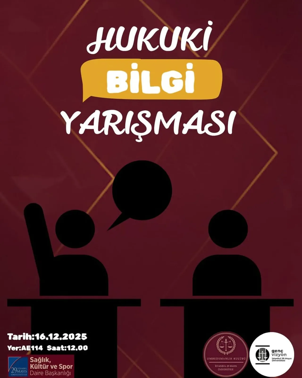 İstanbul 29 Mayıs Üniversitesi'nde Ombudsmanlık Yarışması Düzenleniyor İstanbul 29 Mayıs Üniversitesi'nde Ombudsmanlık Yarışması Düzenleniyor