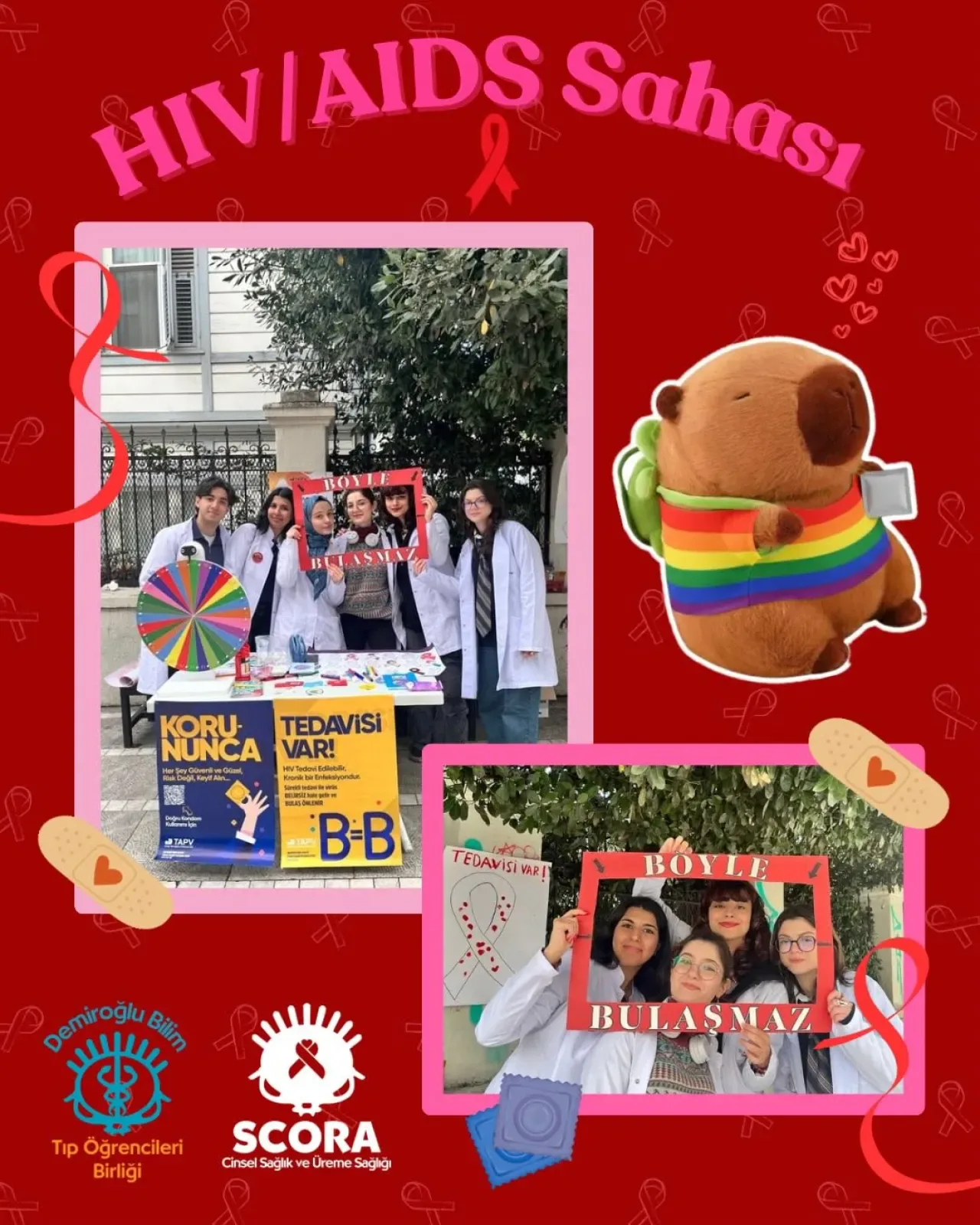 Demiroğlu Bilim Tıp Öğrencileri, HIV/AIDS Farkındalığını Artırdı Demiroğlu Bilim Tıp Öğrencileri, HIV/AIDS Farkındalığını Artırdı