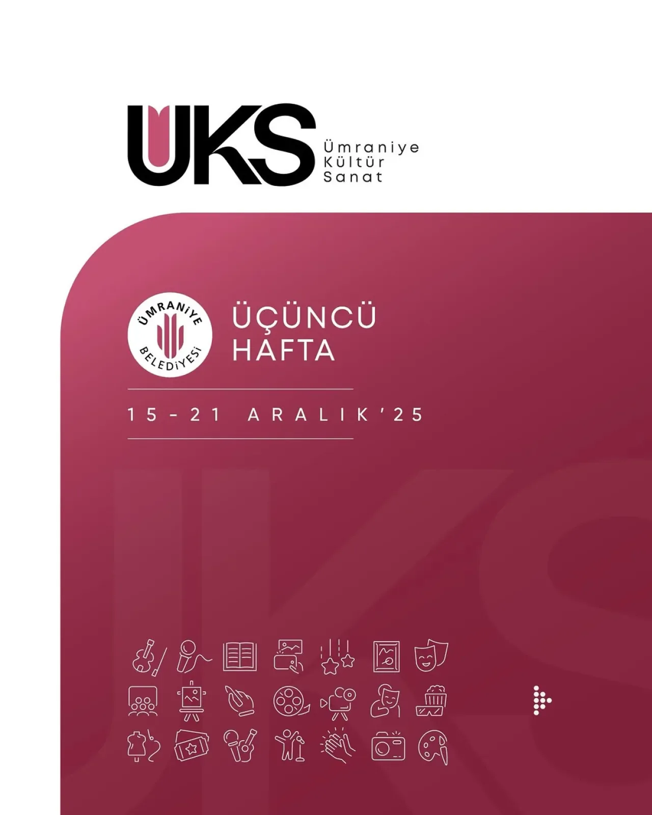 Ümraniye Belediyesi Kültür Sanat Etkinlikleri Aralık Ayında Başlıyor Ümraniye Belediyesi Kültür Sanat Etkinlikleri Aralık Ayında Başlıyor