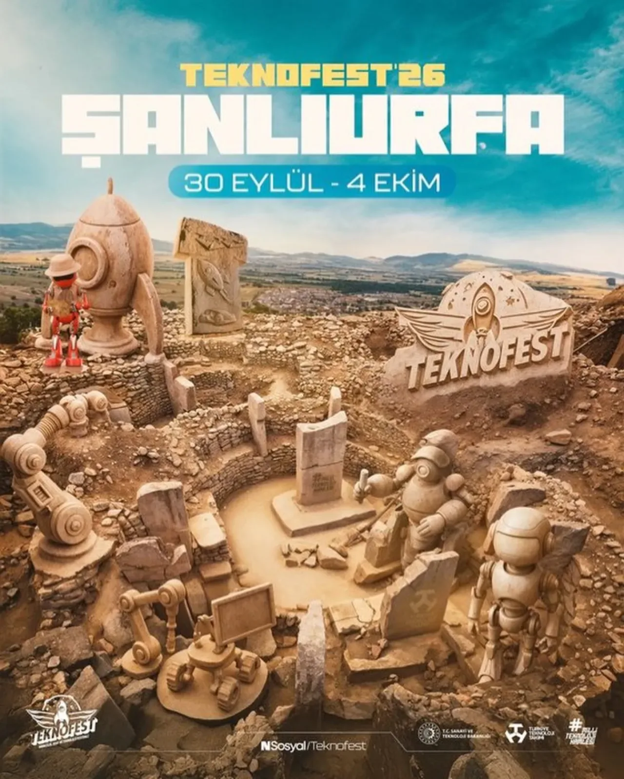 TEKNOFEST 2026 Şanlıurfa'da Düzenlenecek TEKNOFEST 2026 Şanlıurfa'da Düzenlenecek