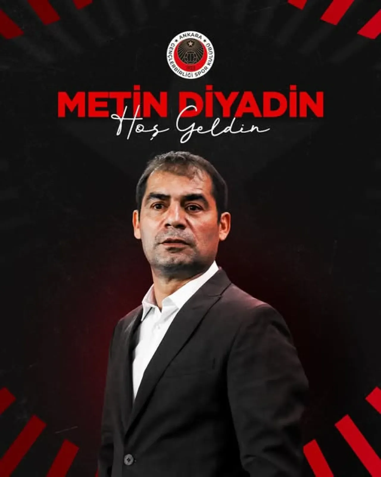 Gençlerbirliği, Teknik Direktörlüğe Metin Diyadin'i Getirdi Gençlerbirliği, Teknik Direktörlüğe Metin Diyadin'i Getirdi