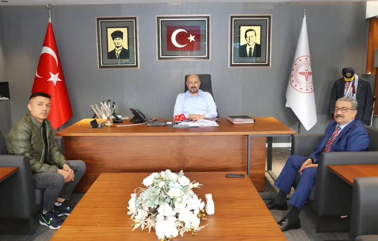 Adana İl Sağlık Müdürü Halil Nacar'a Kasaplar Odası'ndan Ziyaret Adana İl Sağlık Müdürü Halil Nacar'a Kasaplar Odası'ndan Ziyaret