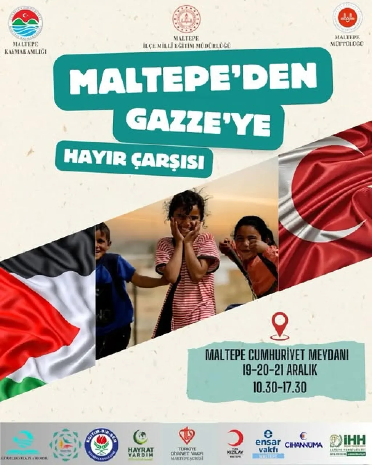 Maltepe'den Gazze'ye Hayır Çarşısı Kuruluyor Maltepe'den Gazze'ye Hayır Çarşısı Kuruluyor