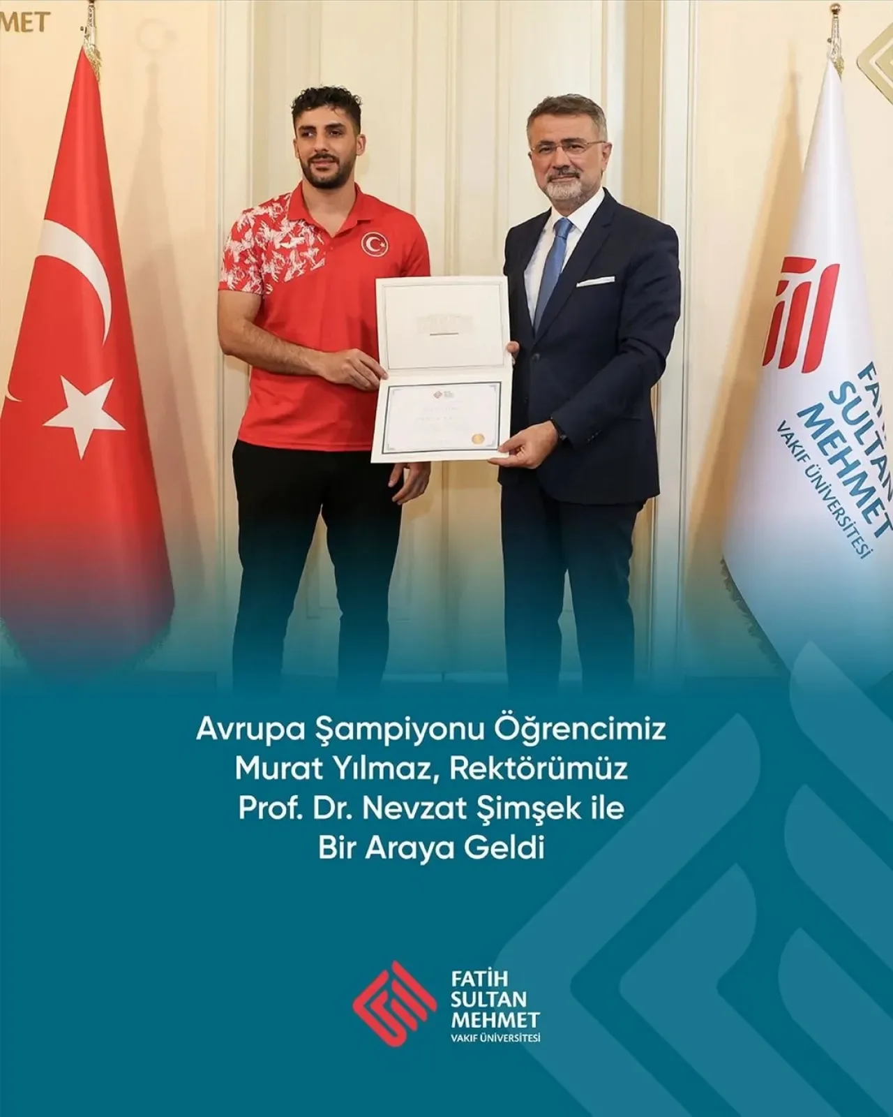Fatih Sultan Mehmet Vakıf Üniversitesi Öğrencisi Murat Yılmaz, Goalball'da Avrupa Şampiyonu Oldu Fatih Sultan Mehmet Vakıf Üniversitesi Öğrencisi Murat Yılmaz, Goalball'da Avrupa Şampiyonu Oldu