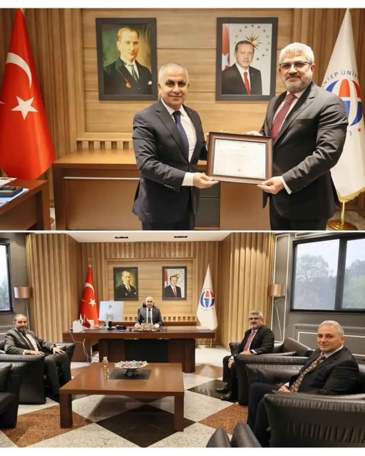 GABİAD Heyeti, GAÜN Rektörü Prof. Dr. Sait Mesut Doğan'ı Ziyaret Etti GABİAD Heyeti, GAÜN Rektörü Prof. Dr. Sait Mesut Doğan'ı Ziyaret Etti