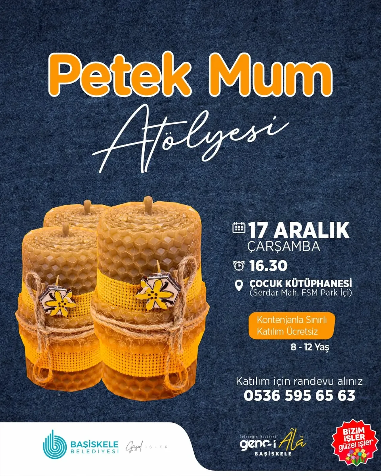 Başiskele'de Çocuklar İçin Yaratıcı Bal Mumu Atölyesi Başiskele'de Çocuklar İçin Yaratıcı Bal Mumu Atölyesi