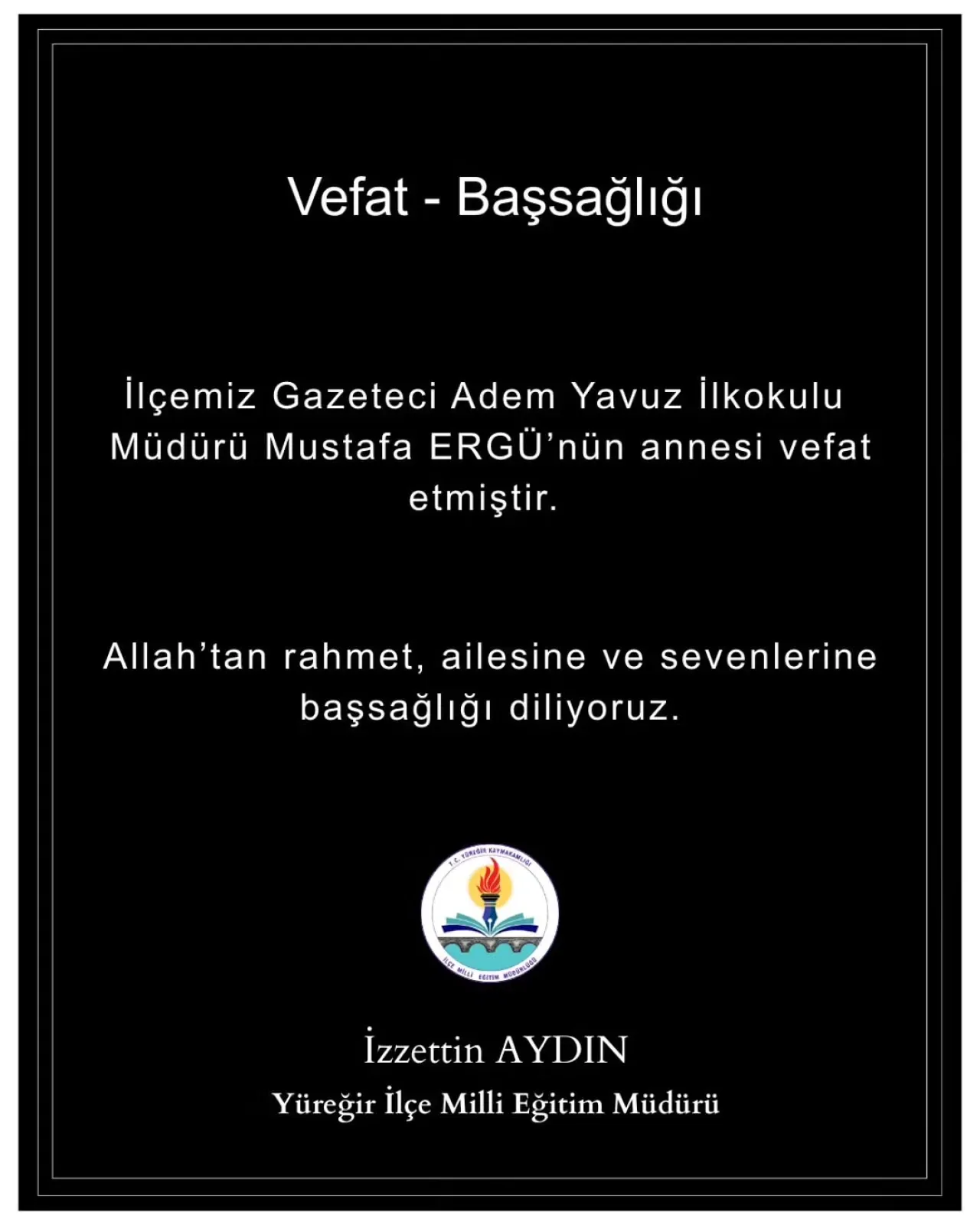 Yüreğir İlçe Milli Eğitim Müdürlüğü Yüreğir İlçe Milli Eğitim Müdürlüğü