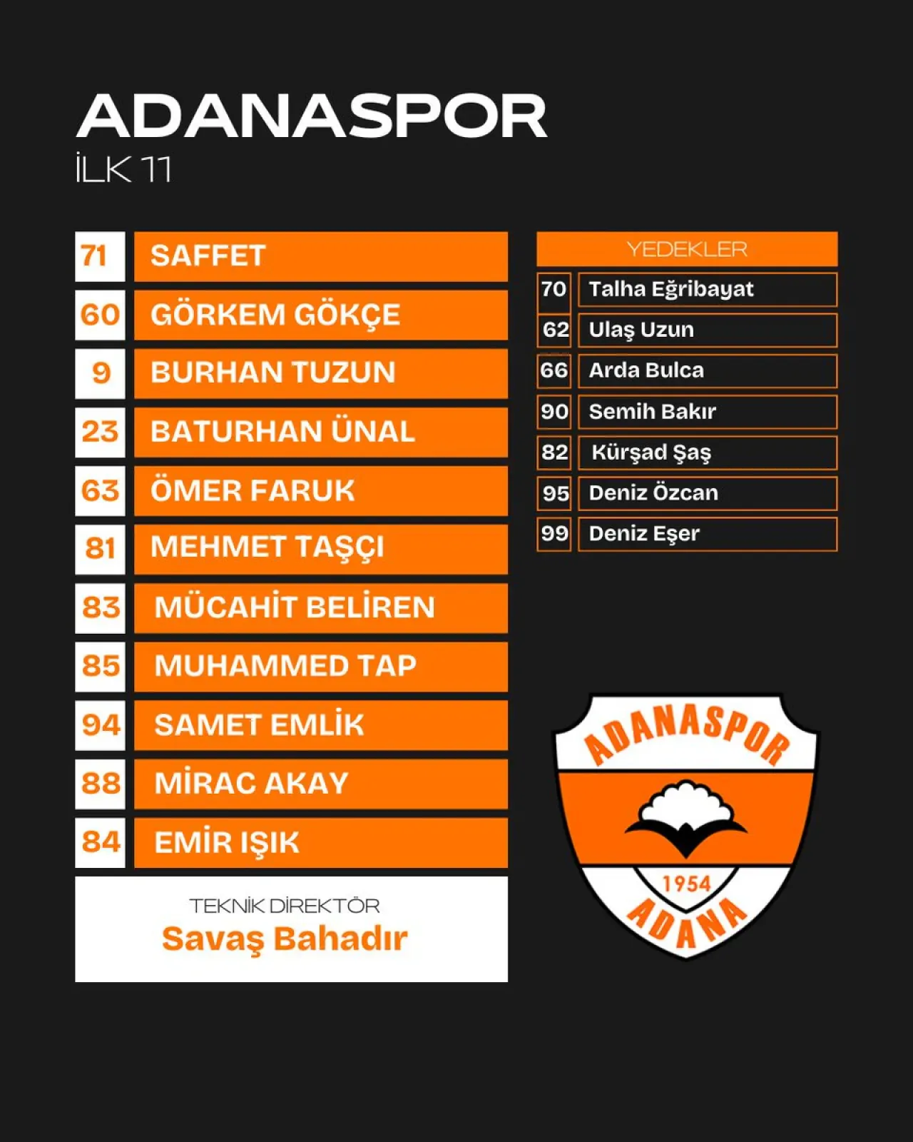 Adanaspor, Arnavutköy Belediyespor Maçına Hazır Adanaspor, Arnavutköy Belediyespor Maçına Hazır