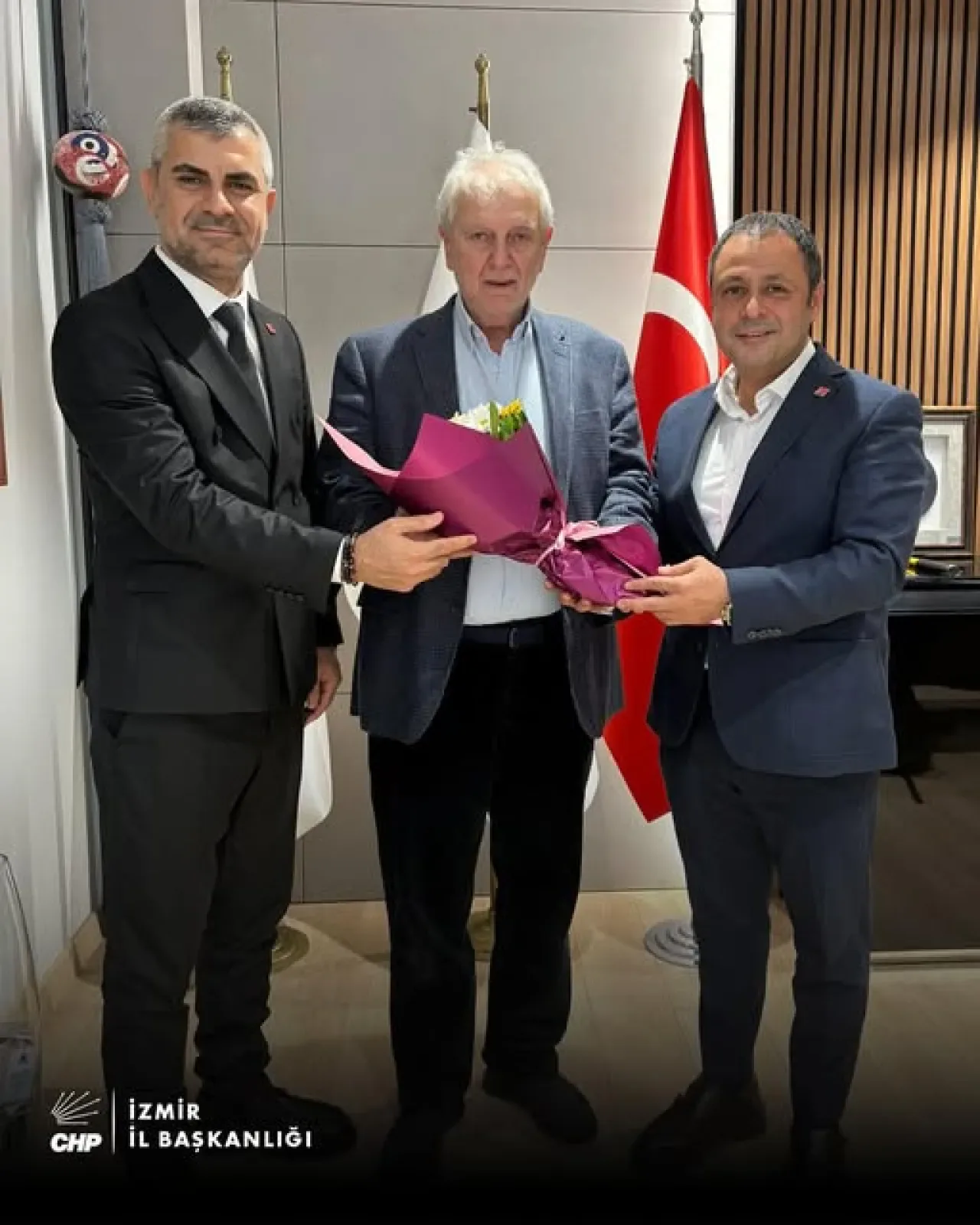 CHP İzmir İl Başkanlığı, EBSO Başkanı Yorgancılar'ı Ziyaret Etti CHP İzmir İl Başkanlığı, EBSO Başkanı Yorgancılar'ı Ziyaret Etti