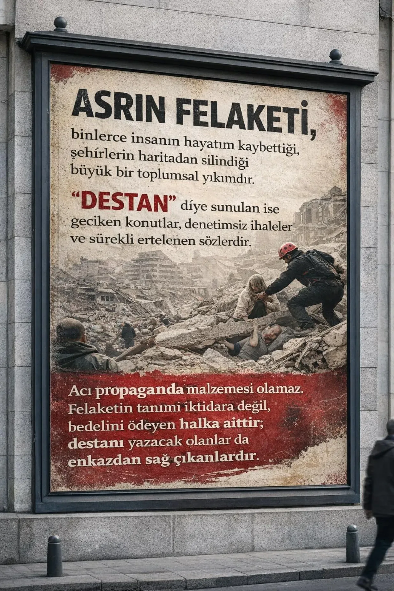 Gaziantep Milletvekili Melih Meriç'ten Deprem Değerlendirmesi: "Asrın Destanı" Söylemine Tepki Gaziantep Milletvekili Melih Meriç'ten Deprem Değerlendirmesi: "Asrın Destanı" Söylemine Tepki