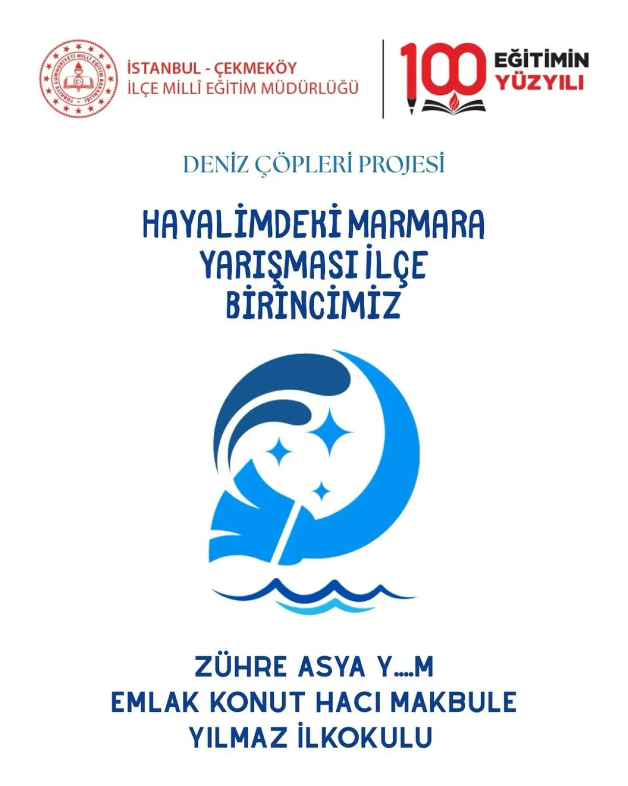 Çekmeköy'ün Minik Çevrecileri, "Hayalimdeki Marmara" Yarışmasında Fikirlerini Yarıştırdı Çekmeköy'ün Minik Çevrecileri, "Hayalimdeki Marmara" Yarışmasında Fikirlerini Yarıştırdı