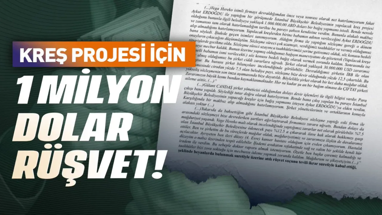 İstanbul'da Kreş Projesi İçin Rüşvet İddiası: İBB'de Yolsuzluk Skandalı İstanbul'da Kreş Projesi İçin Rüşvet İddiası: İBB'de Yolsuzluk Skandalı