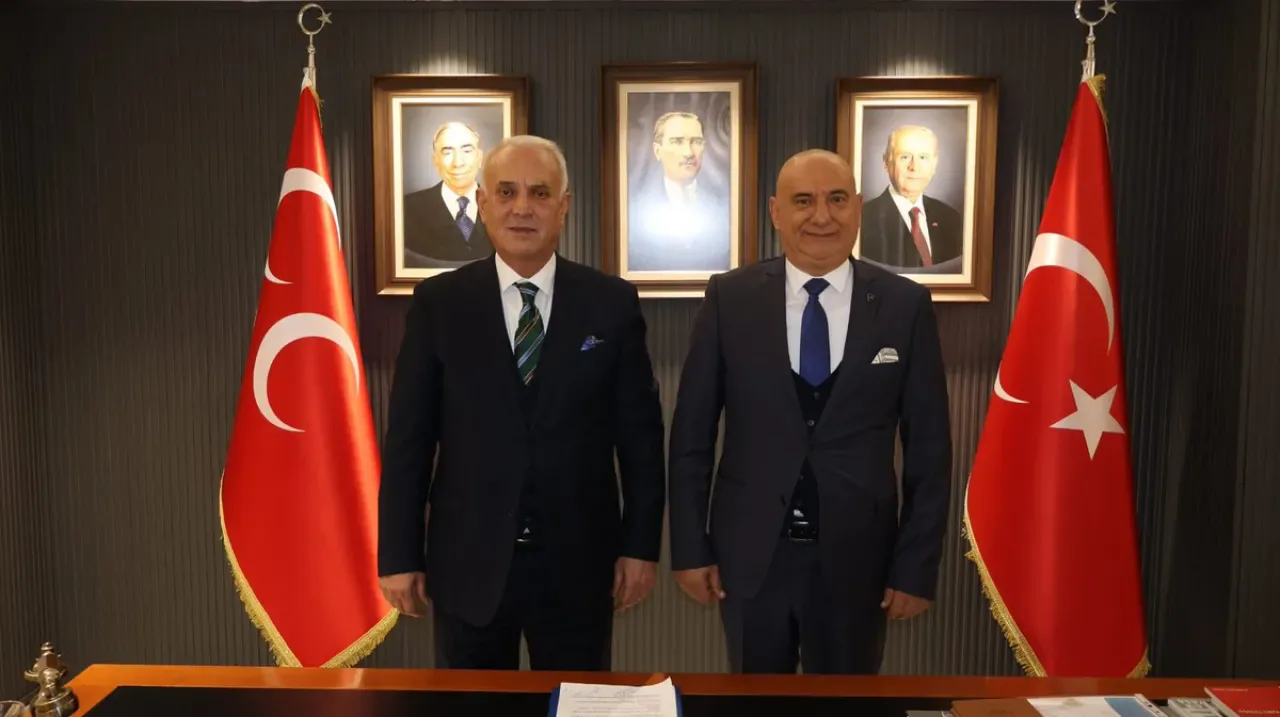 MHP Çukurova İlçe Başkanı, İl Başkanı Yusuf Kanlı ile Görüştü MHP Çukurova İlçe Başkanı, İl Başkanı Yusuf Kanlı ile Görüştü