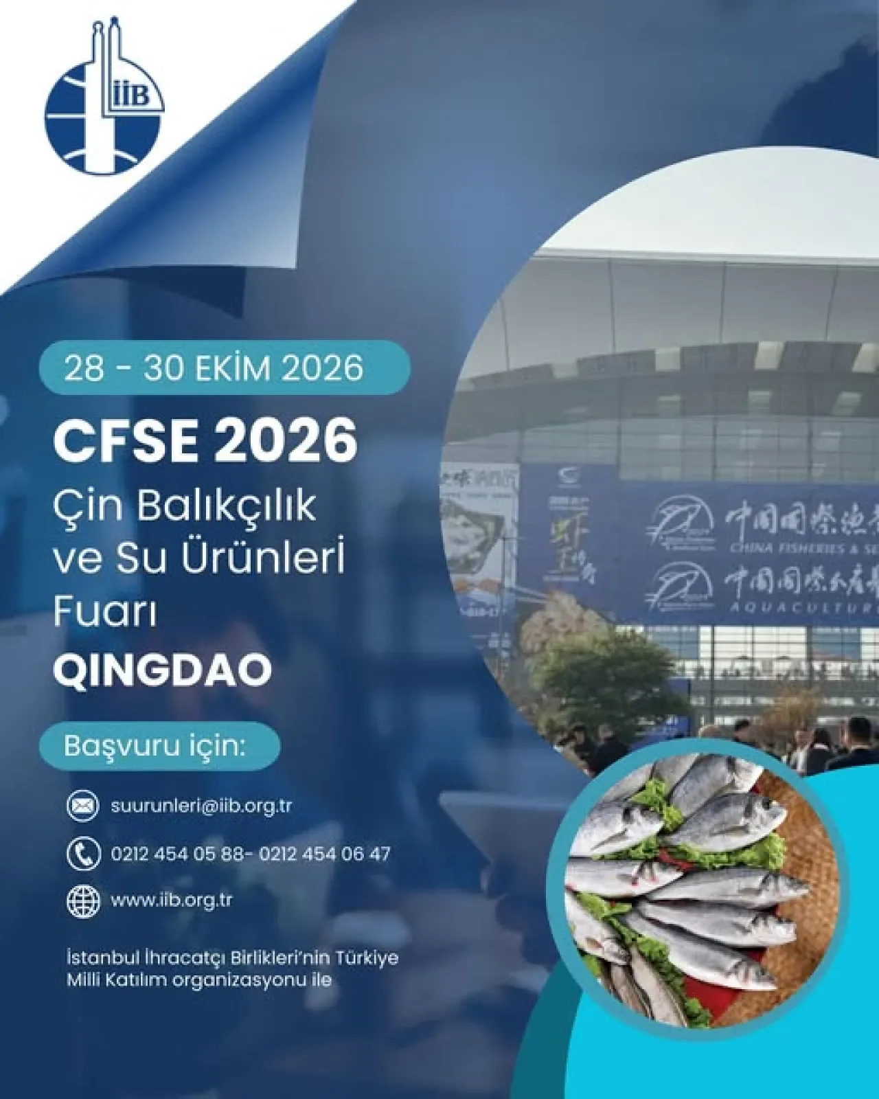 CFSE 2026 Çin Balıkçılık Fuarı için Türkiye Katılım Başvuruları Başladı CFSE 2026 Çin Balıkçılık Fuarı için Türkiye Katılım Başvuruları Başladı