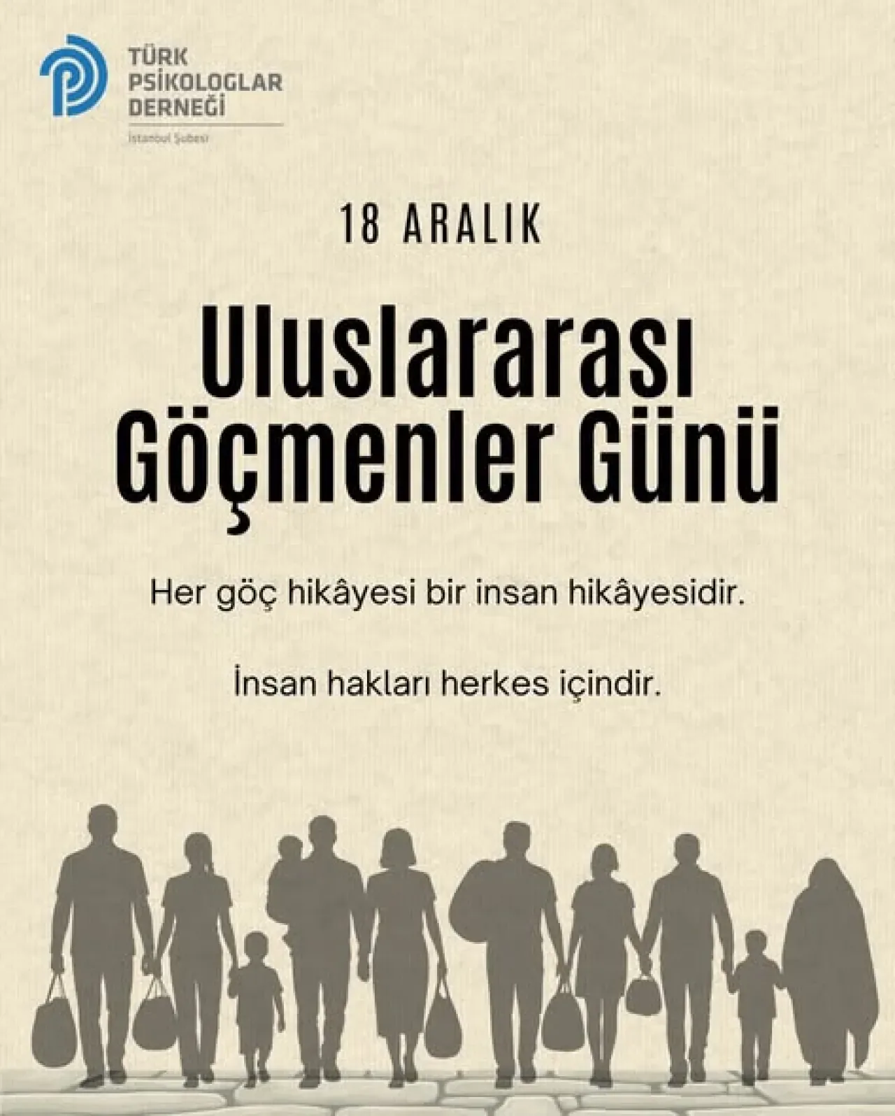 Uzmanlardan 18 Aralık Göçmenler Günü'nde Kültürel Duyarlılık ve Hak Temelli Psikoloji Vurgusu Uzmanlardan 18 Aralık Göçmenler Günü'nde Kültürel Duyarlılık ve Hak Temelli Psikoloji Vurgusu