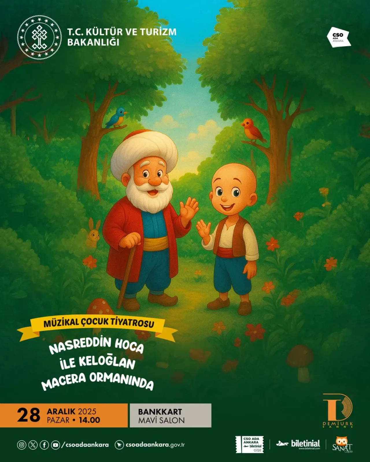 Nasreddin Hoca ve Keloğlan, Orman Devini Arayacak Nasreddin Hoca ve Keloğlan, Orman Devini Arayacak