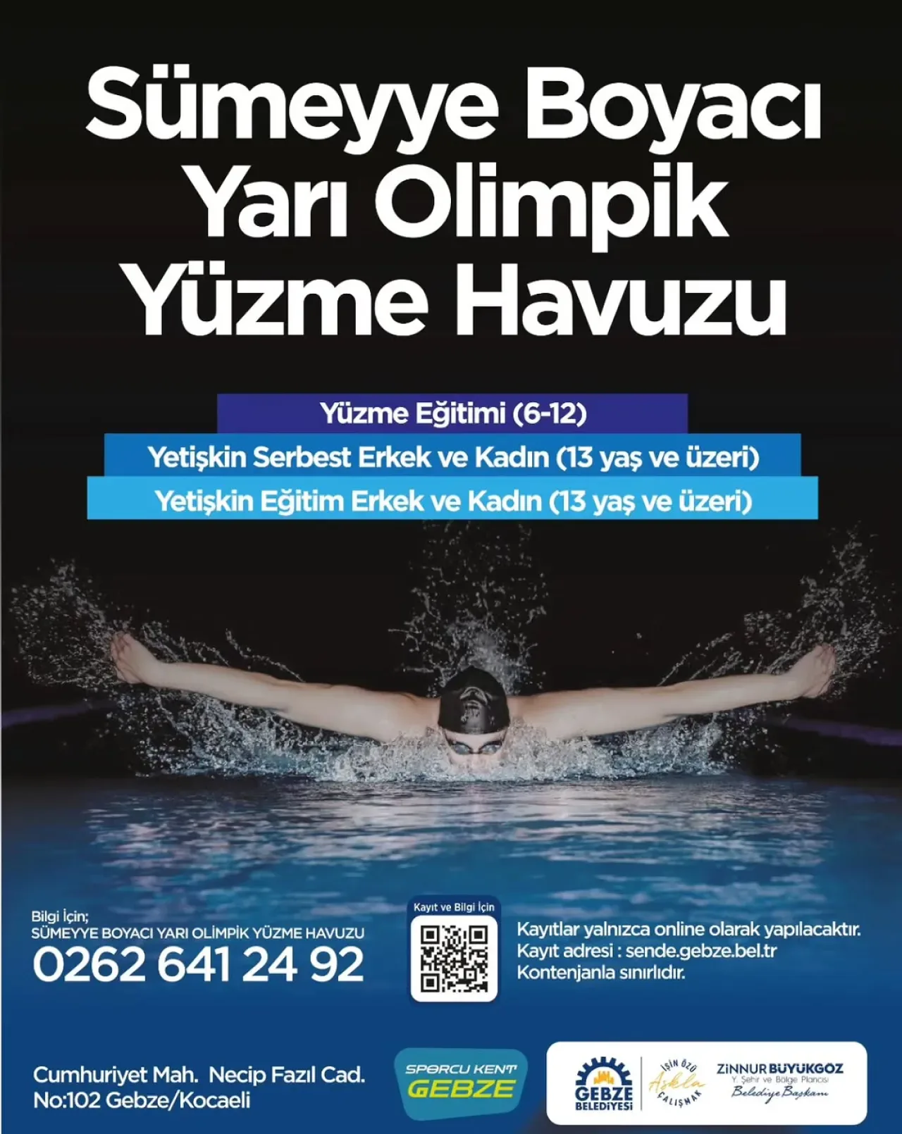 Gebze'de Paralimpik Yüzücü Sümeyye Boyacı Adına Yüzme Havuzunda Kayıtlar Başlıyor Gebze'de Paralimpik Yüzücü Sümeyye Boyacı Adına Yüzme Havuzunda Kayıtlar Başlıyor