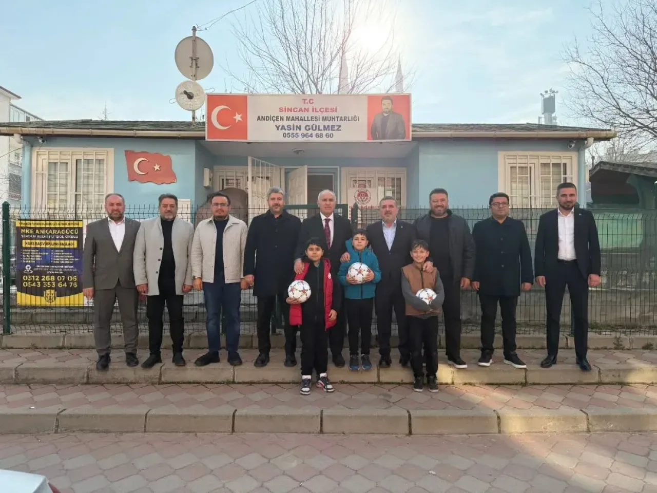 AK Partili Yetkililerden Sincan Muhtarlar Derneği'ne Ziyaret AK Partili Yetkililerden Sincan Muhtarlar Derneği'ne Ziyaret