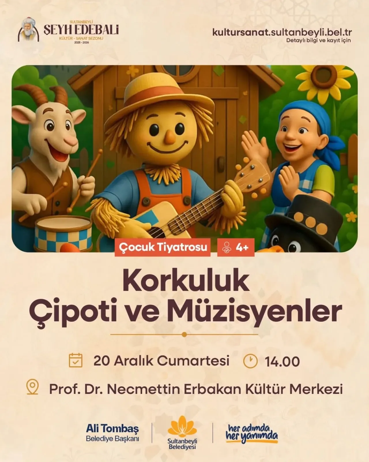 Sultanbeyli'de Çocuklar İçin Ücretsiz Tiyatro Etkinliği Sultanbeyli'de Çocuklar İçin Ücretsiz Tiyatro Etkinliği
