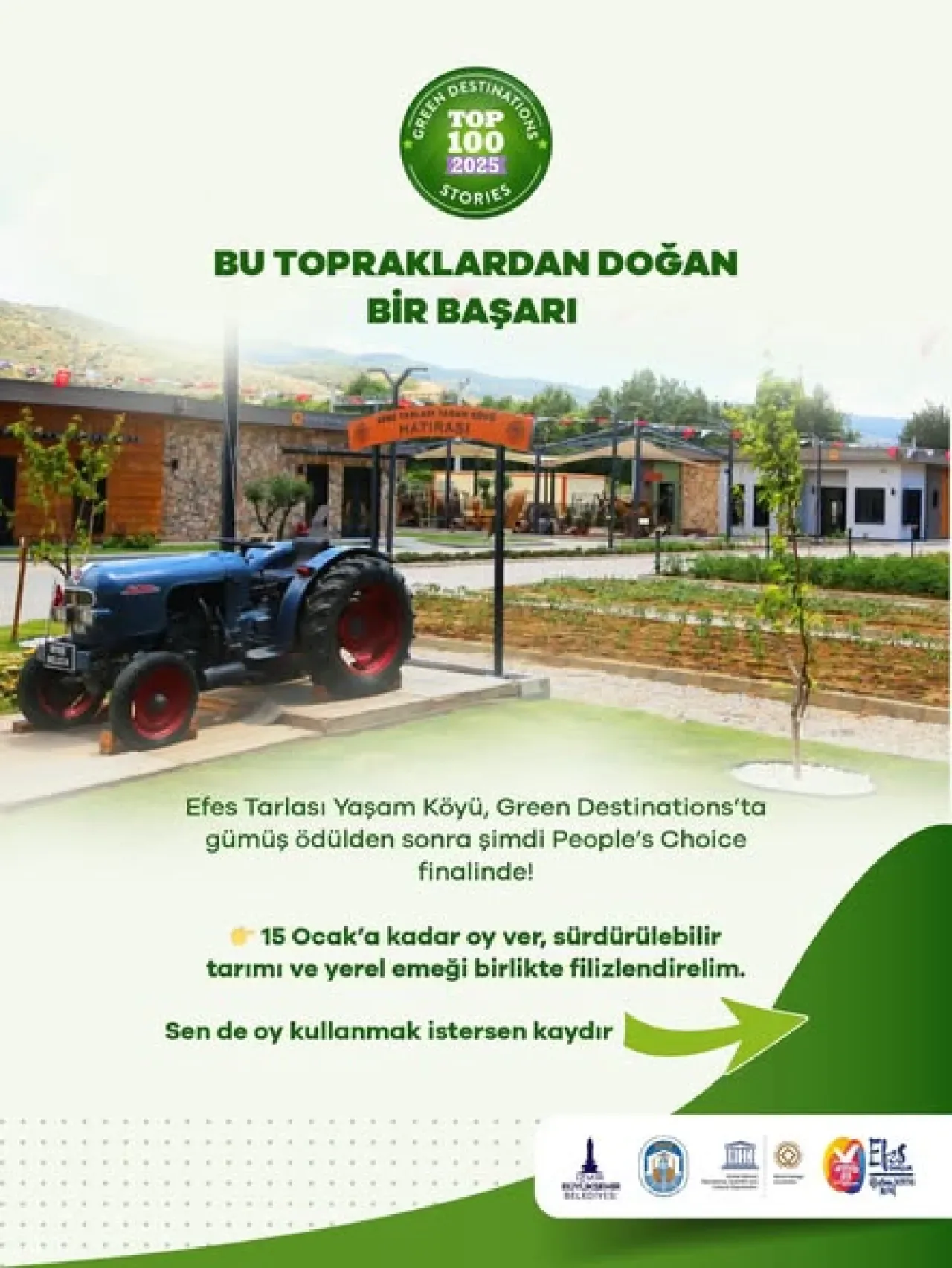 İzmir Selçuk'taki Efes Tarlası Yaşam Köyü, Prestijli Uluslararası Turizm Ödülüne Aday Gösterildi İzmir Selçuk'taki Efes Tarlası Yaşam Köyü, Prestijli Uluslararası Turizm Ödülüne Aday Gösterildi