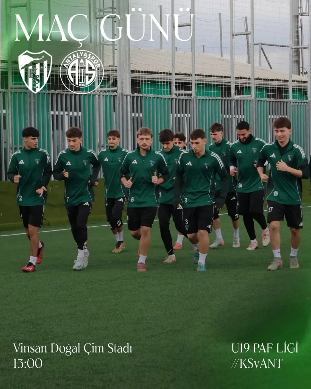 Kocaelispor U19 Takımı, Antalyaspor ile Vinsan Stadı'nda Karşılaşacak Kocaelispor U19 Takımı, Antalyaspor ile Vinsan Stadı'nda Karşılaşacak
