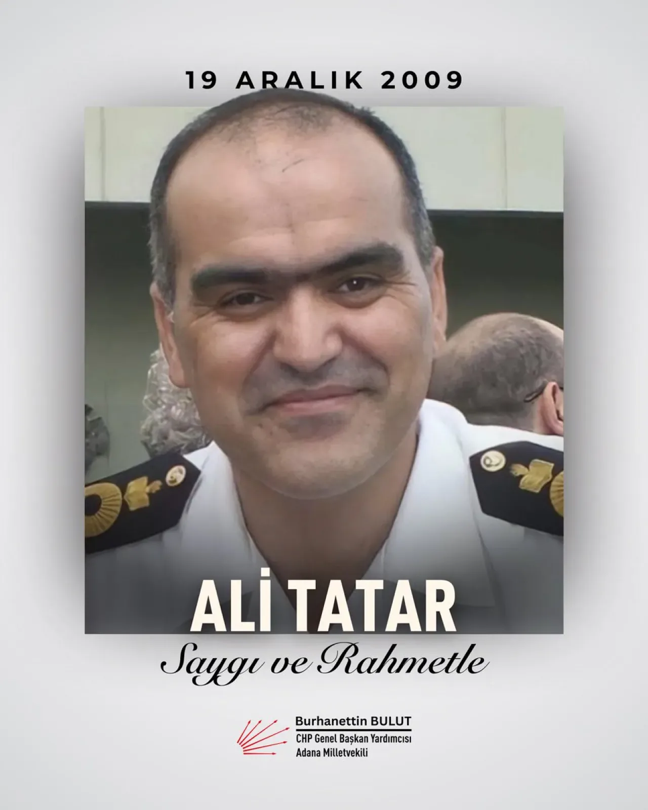 CHP'li Bulut, FETÖ Mağduru Yarbay Ali Tatar'ı Andı CHP'li Bulut, FETÖ Mağduru Yarbay Ali Tatar'ı Andı