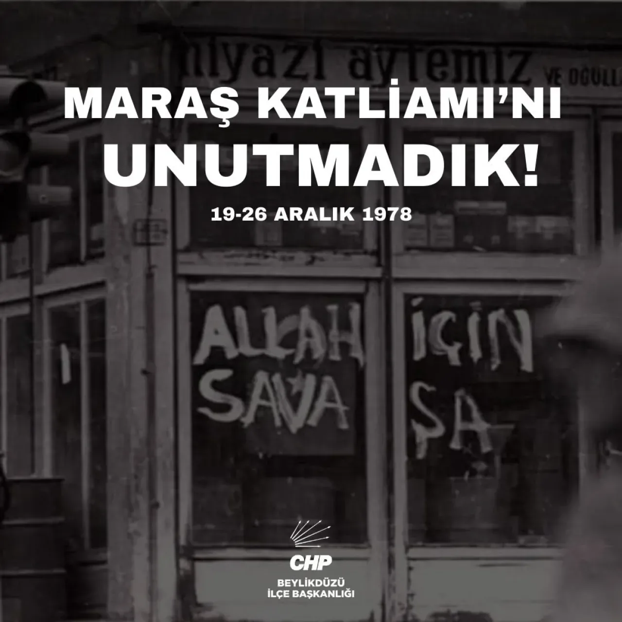 Maraş Katliamı'nın Yıldönümünde Adalet ve Yüzleşme Çağrısı Maraş Katliamı'nın Yıldönümünde Adalet ve Yüzleşme Çağrısı