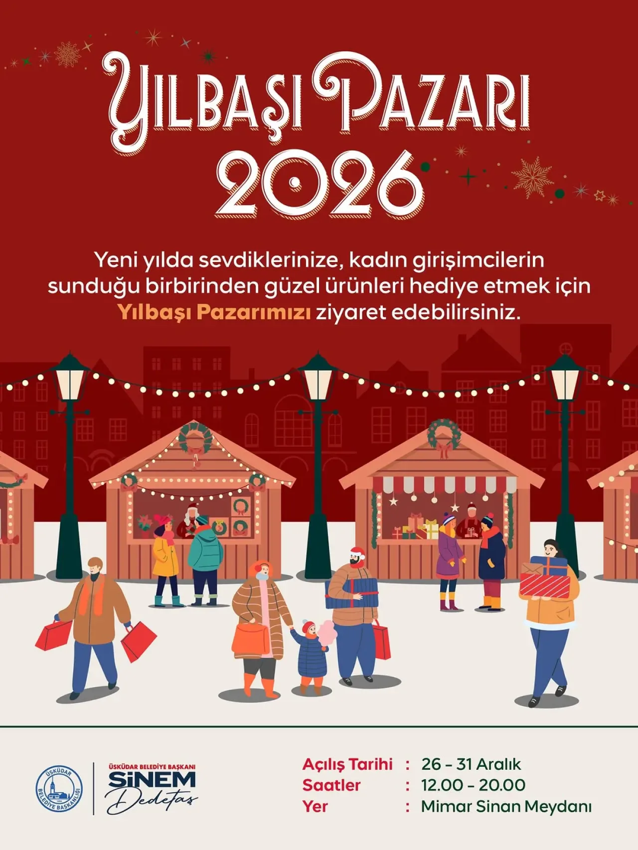 Üsküdar'da Kadın Emeği Pazarı Yeni Yıla Özel Açılıyor Üsküdar'da Kadın Emeği Pazarı Yeni Yıla Özel Açılıyor