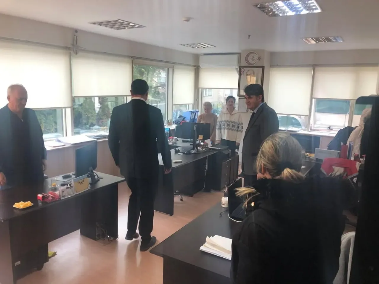 Sarıyer Kaymakamı Kalaylı, İlçe Tarım ve Orman Müdürlüğü'nü Ziyaret Etti Sarıyer Kaymakamı Kalaylı, İlçe Tarım ve Orman Müdürlüğü'nü Ziyaret Etti