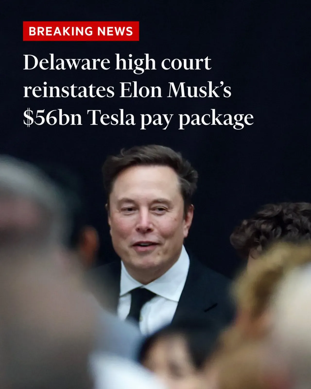 Delaware Yüksek Mahkemesi, Elon Musk'ın 56 Milyar Dolarlık Ödeme Paketini Onadı Delaware Yüksek Mahkemesi, Elon Musk'ın 56 Milyar Dolarlık Ödeme Paketini Onadı