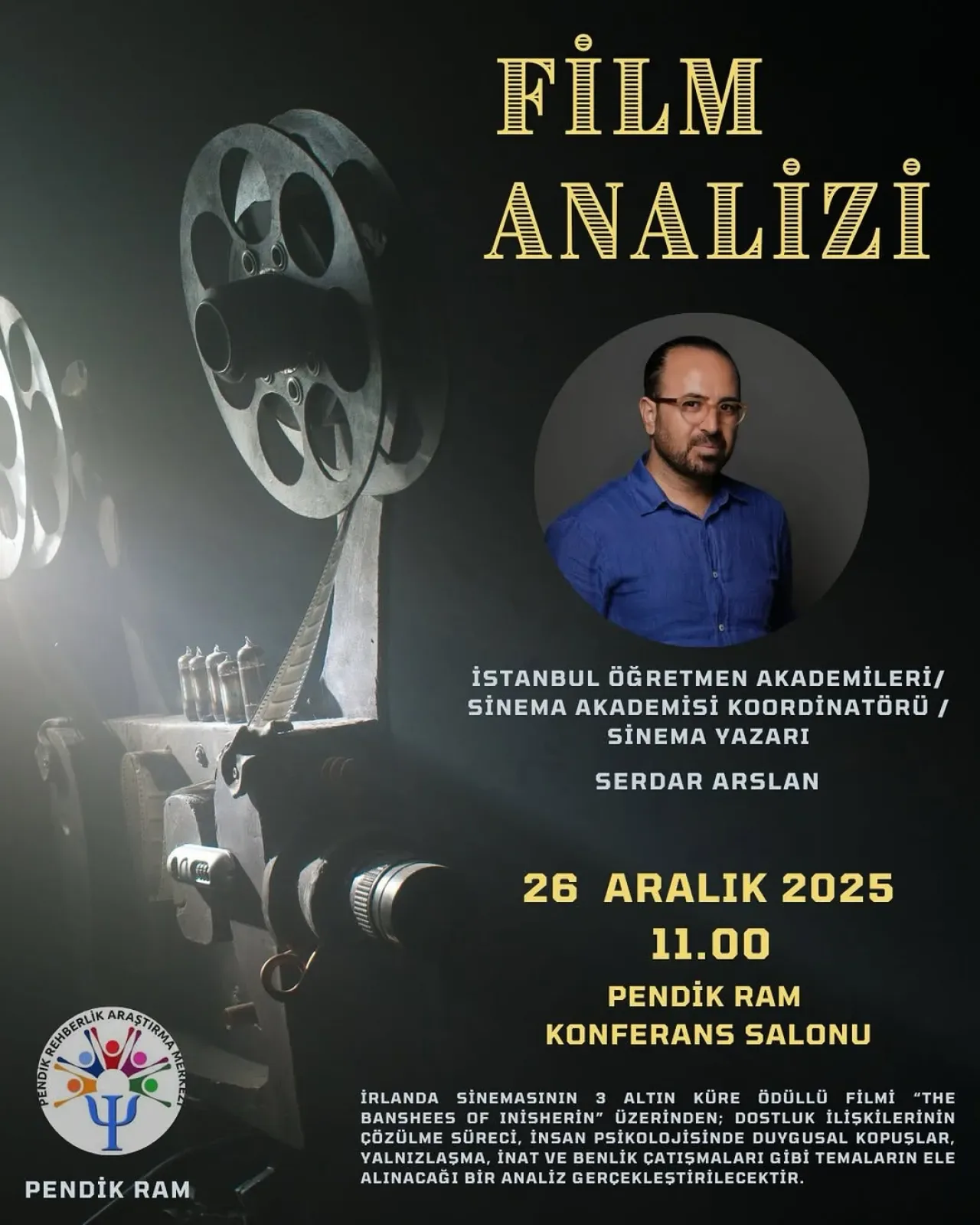 Pendik RAM'da "The Banshees of Inisherin" Film Analizi Pendik RAM'da "The Banshees of Inisherin" Film Analizi