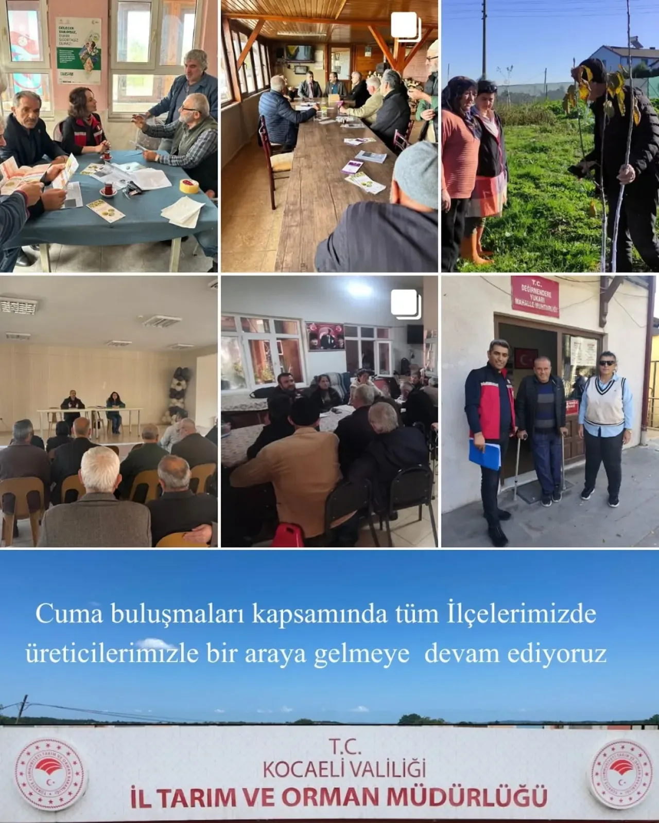 Kocaeli'de Üreticilerle Tarım Buluşmaları Devam Ediyor Kocaeli'de Üreticilerle Tarım Buluşmaları Devam Ediyor