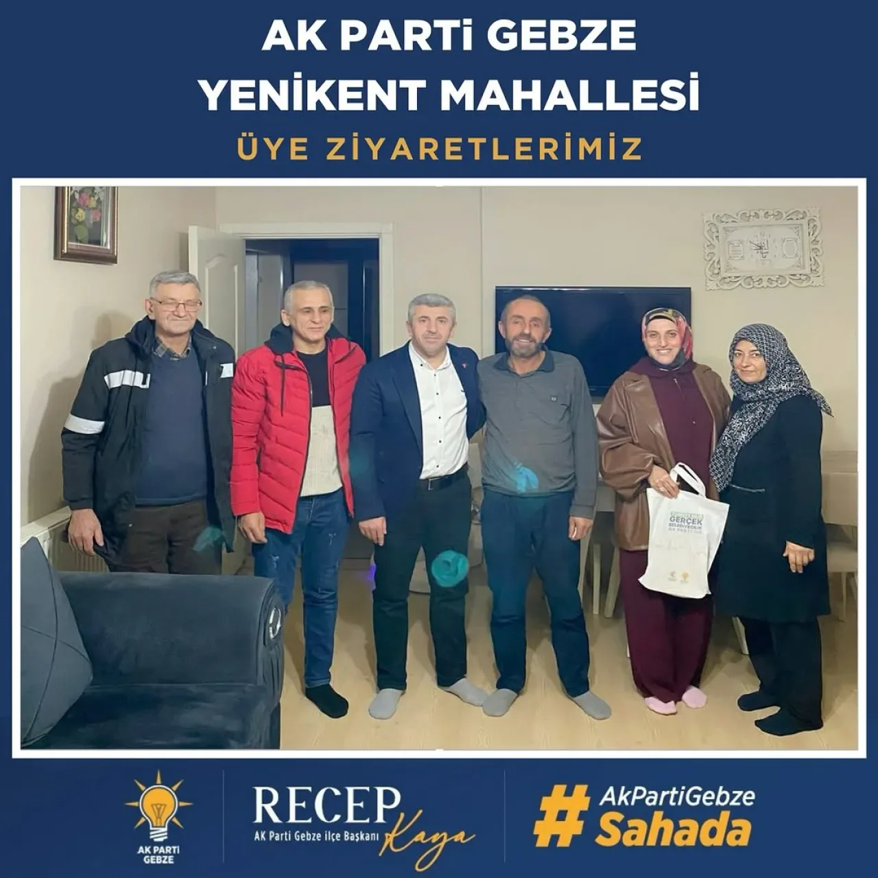 AK Parti Gebze'de Mahalle Mahalle Üye Ziyaretlerini Sürdürüyor AK Parti Gebze'de Mahalle Mahalle Üye Ziyaretlerini Sürdürüyor